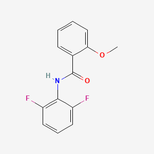 molecular formula C14H11F2NO2 B3341837 N-(2,6-difluorophenyl)-2-methoxybenzamide CAS No. 1065134-54-4