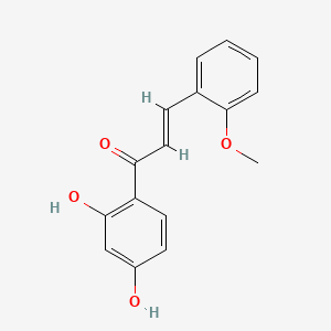 molecular formula C16H14O4 B3341873 2',4'-二羟基-2-甲氧基查尔酮 CAS No. 108051-21-4