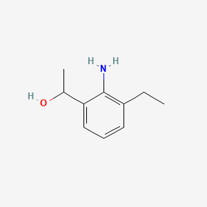 molecular formula C10H15NO B3341880 1-(2-Amino-3-ethylphenyl)ethanol CAS No. 108562-68-1