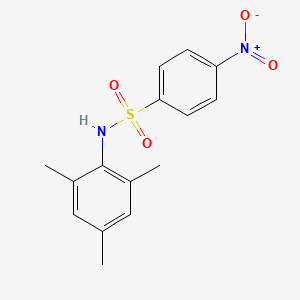 molecular formula C15H16N2O4S B3341884 4-nitro-N-(2,4,6-trimethylphenyl)benzenesulfonamide CAS No. 108836-83-5