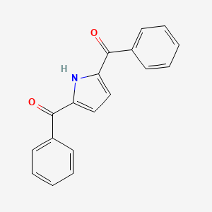 molecular formula C18H13NO2 B3341909 (1H-吡咯-2,5-二基)双(苯甲酮) CAS No. 111122-84-0
