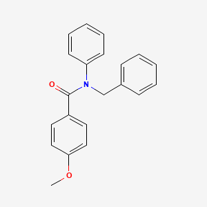molecular formula C21H19NO2 B3341916 N-Benzyl-4-methoxy-N-phenylbenzamide CAS No. 111735-27-4