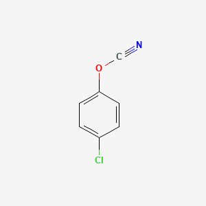 molecular formula C7H4ClNO B3341922 4-Chlorophenyl cyanate CAS No. 1124-59-0