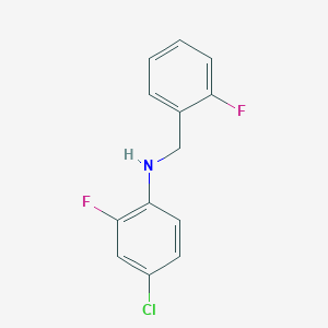 4-Chloro-2-fluoro-N-(2-fluorobenzyl)aniline