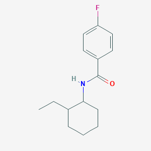 molecular formula C15H20FNO B3341999 N-(2-ethylcyclohexyl)-4-fluorobenzamide CAS No. 1178671-89-0