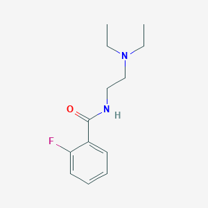 molecular formula C13H19FN2O B3342000 N-[2-(diethylamino)ethyl]-2-fluorobenzamide CAS No. 1178844-03-5