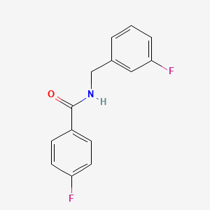 molecular formula C14H11F2NO B3342002 4-Fluoro-N-(3-fluorobenzyl)benzamide CAS No. 1183480-50-3