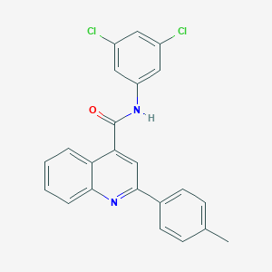 molecular formula C23H16Cl2N2O B334203 N-(3,5-dichlorophenyl)-2-(4-methylphenyl)quinoline-4-carboxamide 