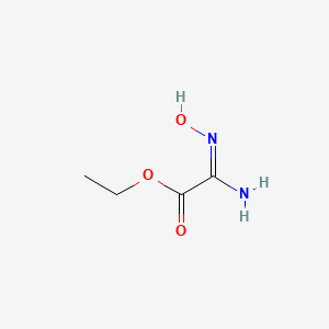 molecular formula C4H8N2O3 B3342074 乙氨基羟基亚氨基乙酸酯 CAS No. 1217428-98-2