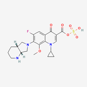 molecular formula C21H24FN3O7S B3342081 Moxifloxacin Acyl Sulfate CAS No. 1217665-86-5