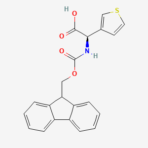 molecular formula C21H17NO4S B3342086 Fmoc-(R)-3-噻吩基甘氨酸 CAS No. 1217774-71-4