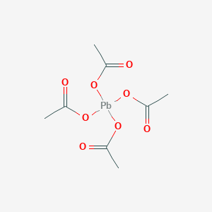 molecular formula C8H12O8P B3342094 Tetrakis(acetyloxy)plumbane CAS No. 12365-56-9