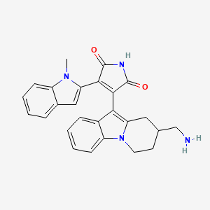 molecular formula C26H24N4O2 B3342115 双吲哚酰亚胺 X CAS No. 1241725-89-2