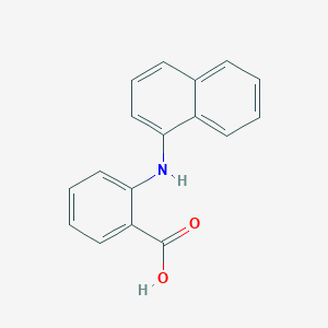 molecular formula C17H13NO2 B3342192 2-(萘-1-基氨基)-苯甲酸 CAS No. 13278-41-6