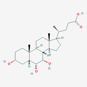molecular formula C24H40O5 B033422 Hyocholic acid CAS No. 547-75-1