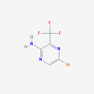 5-Bromo-3-(trifluoromethyl)pyrazin-2-amine