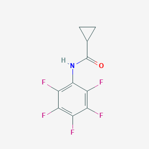 molecular formula C10H6F5NO B334226 N-(pentafluorophenyl)cyclopropanecarboxamide 