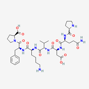 molecular formula C39H59N9O11 B3342277 HCV Core Protein (19-25) CAS No. 153299-82-2