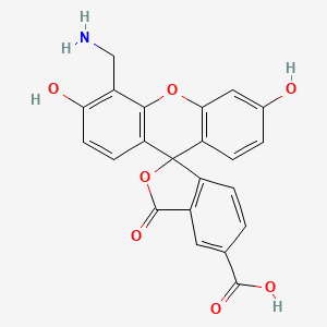 molecular formula C22H15NO7 B3342382 4'-AMinoMethyl-6-FAM CAS No. 198546-45-1
