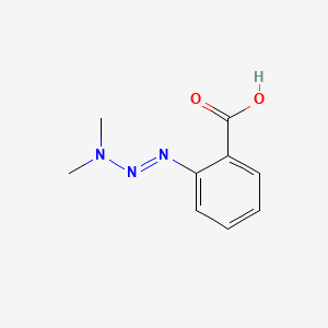 molecular formula C9H11N3O2 B3342391 1-(2-羧基苯基)-3,3-二甲基三氮烯 CAS No. 20119-28-2