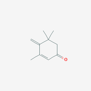 molecular formula C10H14O B3342412 2-Cyclohexen-1-one, 3,5,5-trimethyl-4-methylene- CAS No. 20548-00-9
