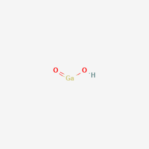 molecular formula GaHO2 B3342445 Gallium oxide hydroxide CAS No. 20665-52-5