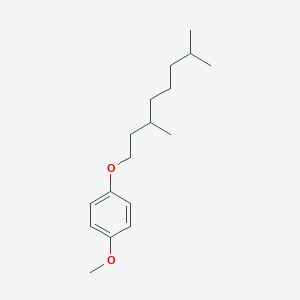 molecular formula C17H28O2 B3342449 1-(3,7-Dimethyloctoxy)-4-methoxybenzene CAS No. 209347-80-8