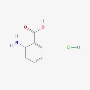 molecular formula C7H8ClNO2 B3342451 Benzoic acid, 2-amino-, hydrochloride CAS No. 2099-63-0