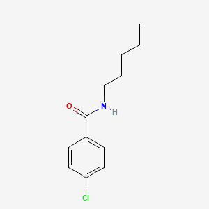 molecular formula C12H16ClNO B3342550 4-chloro-N-pentylbenzamide CAS No. 2447-86-1