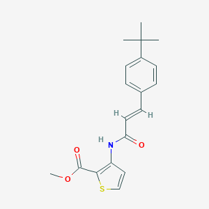 Methyl 3-{[3-(4-tert-butylphenyl)acryloyl]amino}-2-thiophenecarboxylate