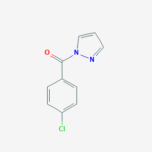 molecular formula C10H7ClN2O B334263 1-(4-chlorobenzoyl)-1H-pyrazole 
