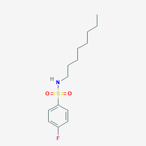 molecular formula C14H22FNO2S B334265 4-fluoro-N-octylbenzenesulfonamide 