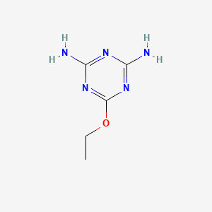 molecular formula C5H9N5O B3342658 s-Triazine, 4,6-diamino-2-ethoxy- CAS No. 2827-44-3