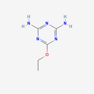 molecular formula C5H9N5O B3342658 三嗪-2,4,6-三胺 CAS No. 2827-44-3