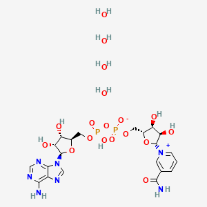 molecular formula C21H35N7O18P2 B3342663 beta-Nicotinamide adenine dinucleotide 4-hydrate CAS No. 282730-13-6