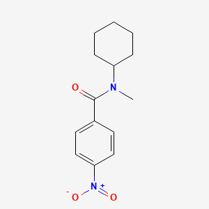 molecular formula C14H18N2O3 B3342684 N-cyclohexyl-N-methyl-4-nitrobenzamide CAS No. 29477-27-8