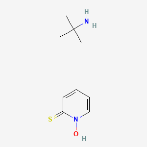 molecular formula C9H16N2OS B3342754 Pyrithione tert-butylamine CAS No. 33079-08-2