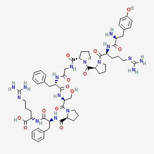molecular formula C59H82N16O13 B3342768 Tyr-Bradykinin CAS No. 33289-76-8