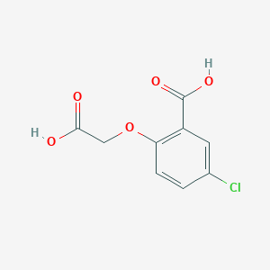 molecular formula C9H7ClO5 B3342777 2-(Carboxymethoxy)-5-chlorobenzoic acid CAS No. 334758-22-4