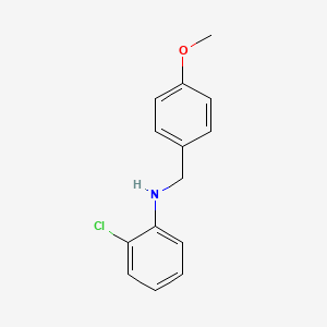 molecular formula C14H14ClNO B3342816 2-Chloro-N-(4-methoxybenzyl)aniline CAS No. 356536-88-4