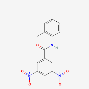 molecular formula C15H13N3O5 B3342826 N-(2,4-dimethylphenyl)-3,5-dinitrobenzamide CAS No. 36293-10-4