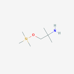 molecular formula C7H19NOSi B3342855 (2-氨基-2-甲基丙氧基)三甲基硅烷 CAS No. 38421-19-1