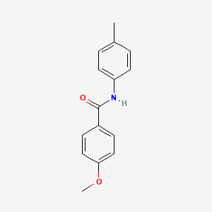 molecular formula C15H15NO2 B3342882 4-methoxy-N-(4-methylphenyl)benzamide CAS No. 39192-94-4