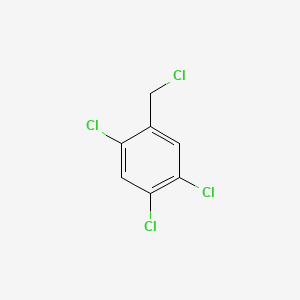 molecular formula C7H4Cl4 B3342899 1,2,4-Trichloro-5-(chloromethyl)benzene CAS No. 3955-26-8