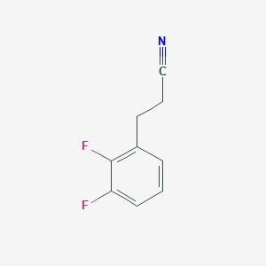molecular formula C9H7F2N B3342939 3-(2,3-Difluorophenyl)propanenitrile CAS No. 412961-28-5