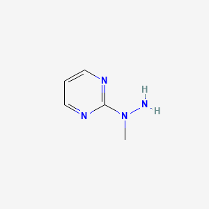 molecular formula C5H8N4 B3342956 2-(1-Methylhydrazinyl)pyrimidine CAS No. 435337-82-9
