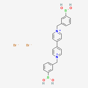 4,4'-Bipyridinium, 1,1'-bis[(3-boronophenyl)methyl]-, dibromide