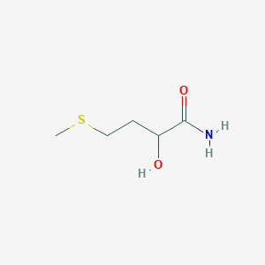 molecular formula C5H11NO2S B3342981 2-Hydroxy-4-(methylsulfanyl)butanamide CAS No. 49540-21-8