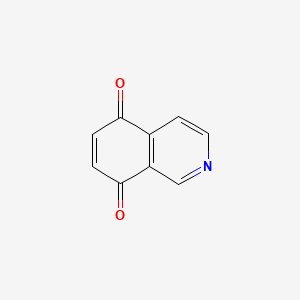 molecular formula C9H5NO2 B3342986 5,8-Isoquinolinedione CAS No. 50-46-4