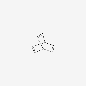 molecular formula C8H8 B3342993 Bicyclo[2.2.2]octa-2,5,7-triene CAS No. 500-24-3